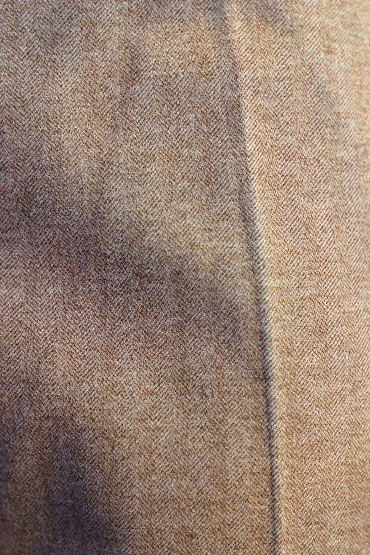 Панталон тип цигара от кафяв кашмир | Вили Стил Панталон тип цигара от кафяв кашмир