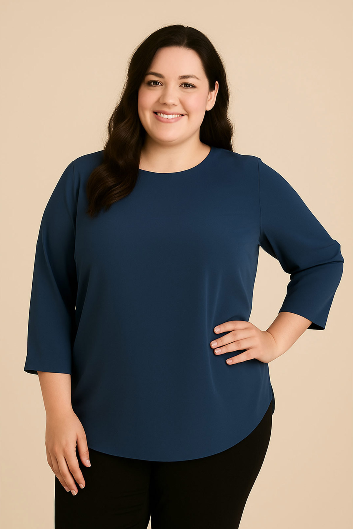 Риза Ивон в тъмно синьо | Вили Стил Риза Ивон в тъмно синьо