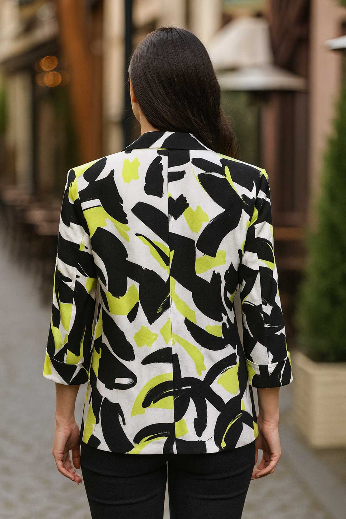 Сако „Неонова Четка“ с хастар | Вили Стил Сако „Неонова Четка“ с хастар