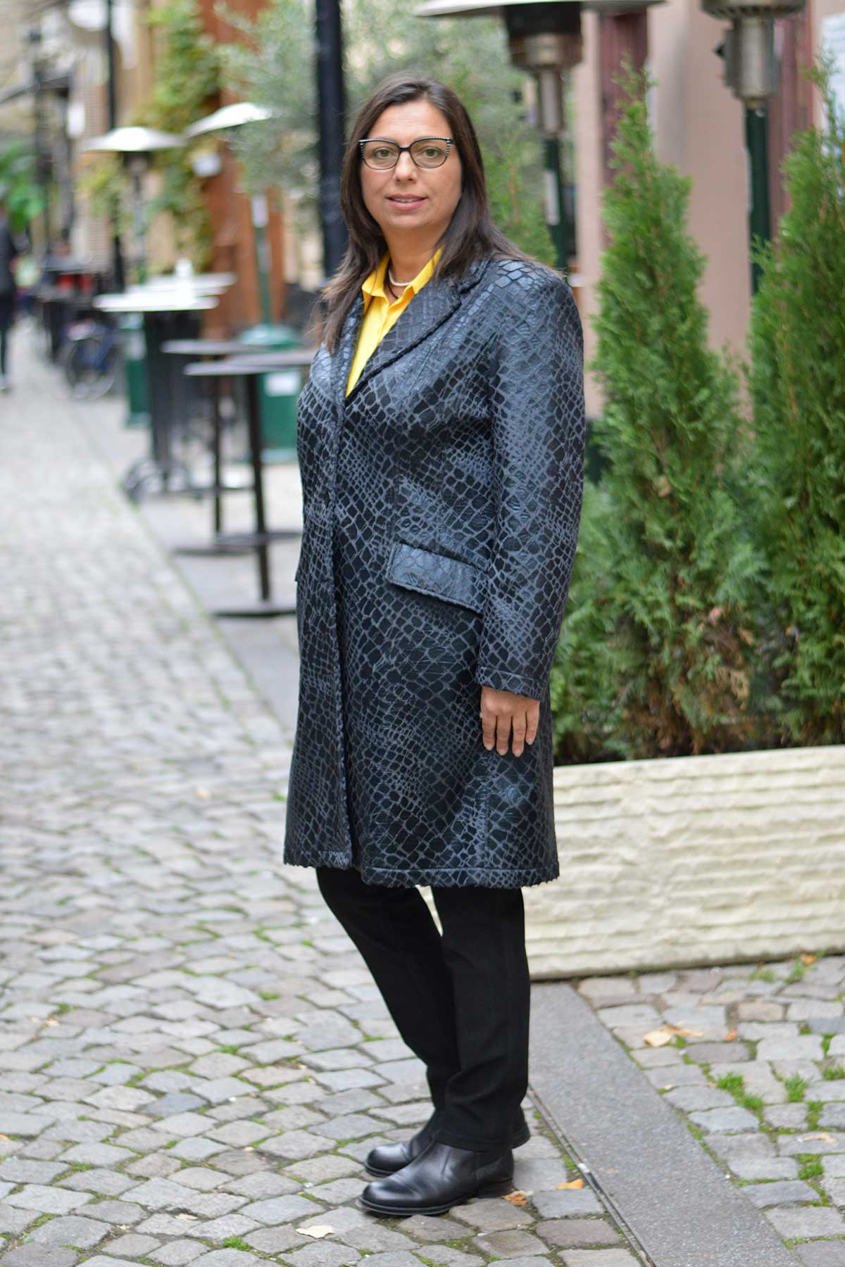 Блейзер Черна мозайка | Вили Стил Блейзер Черна мозайка