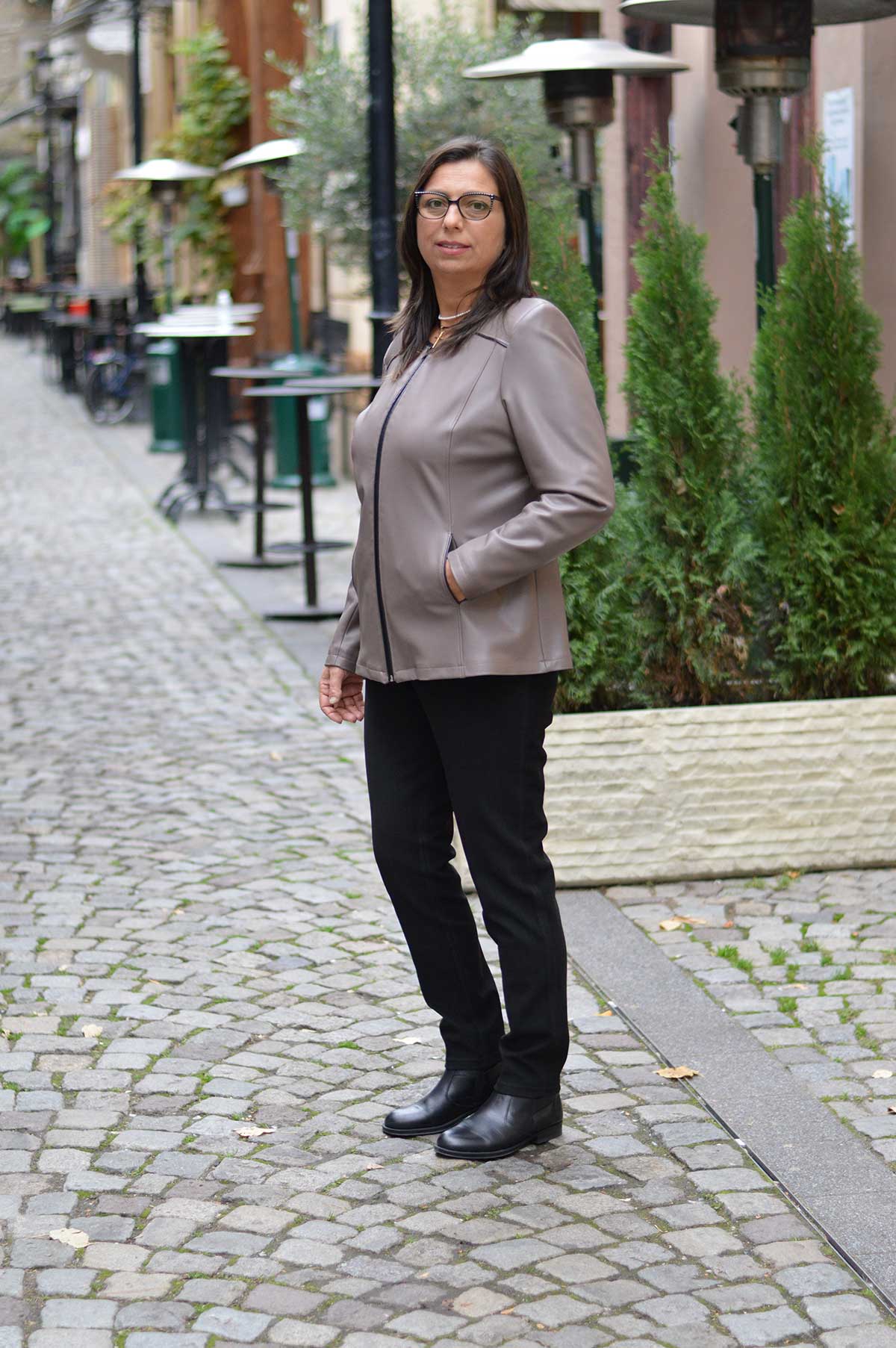 Яке „Капучино“ от еко кожа | Вили Стил Яке „Капучино“ от еко кожа