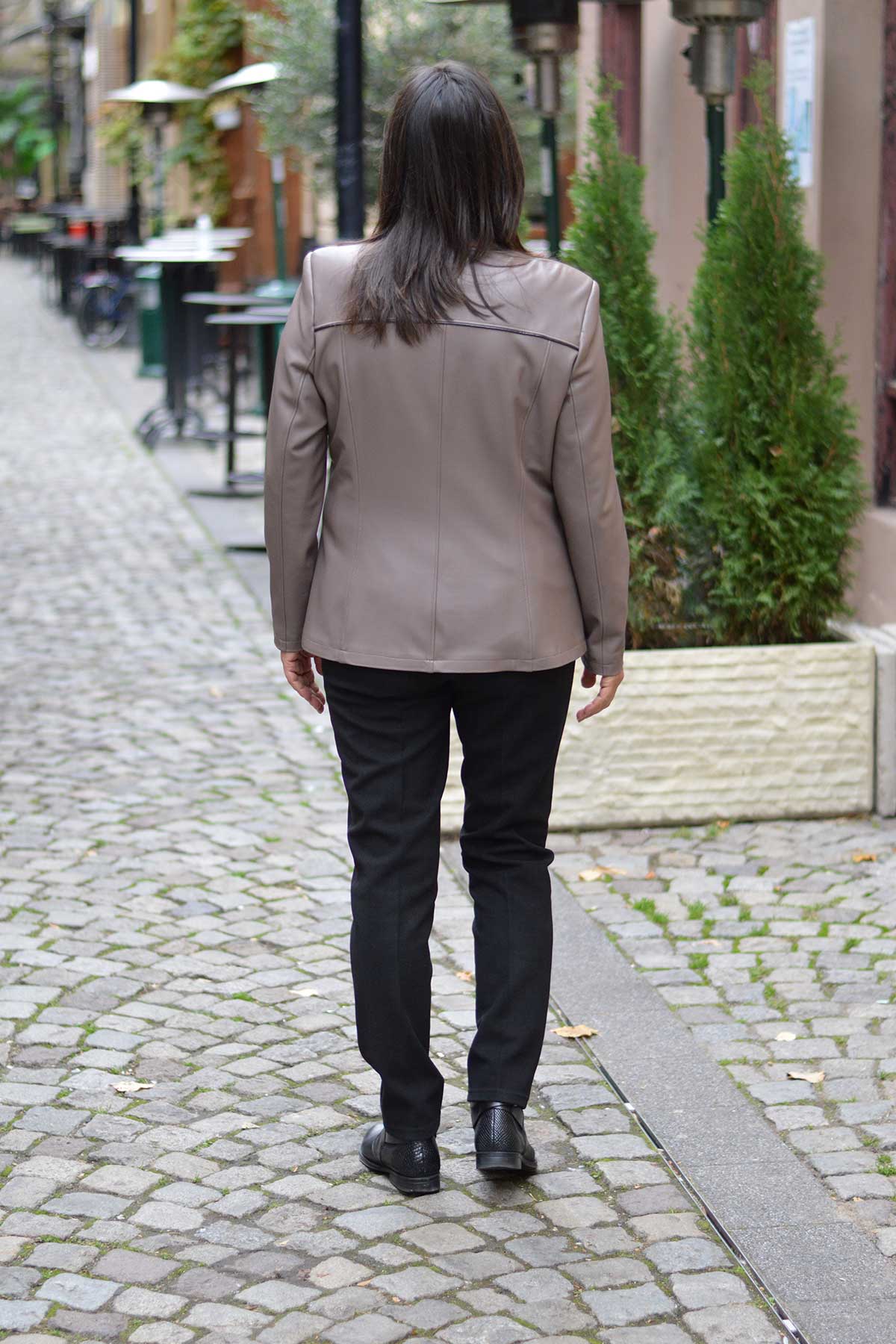 Яке „Капучино“ от еко кожа | Вили Стил Яке „Капучино“ от еко кожа