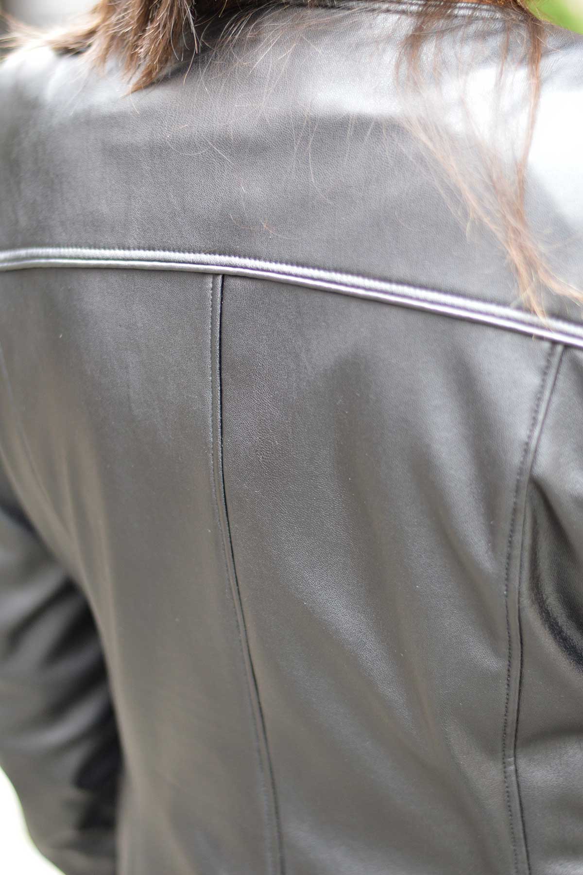 Яке от еко кожа в черно | Вили Стил Яке от еко кожа в черно