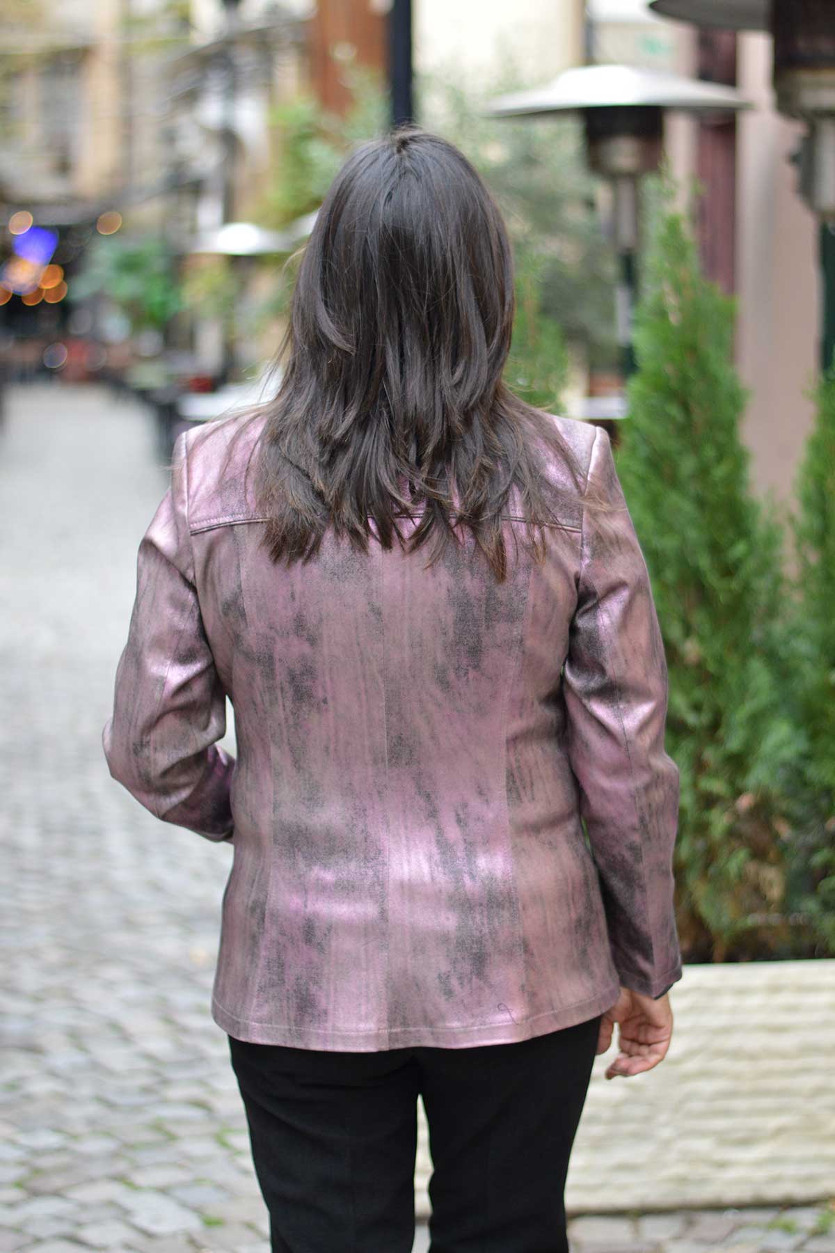 Яке „Пудрена роза – металик“ | Вили Стил Яке „Пудрена роза – металик“